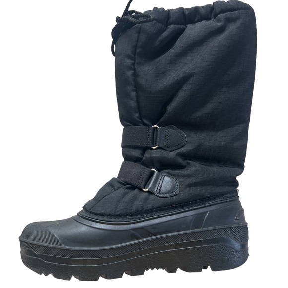 SOREL Women's Size 6 Vintage Kaufman Canada Felt Lined Snowcap Winter Boot Black - Picture 3 of 10